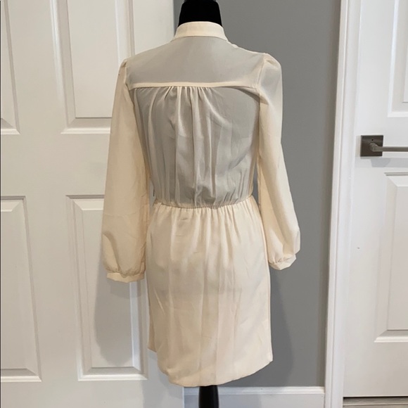 Cream Long Sleeve Tobi Dress - Picture 4 of 8